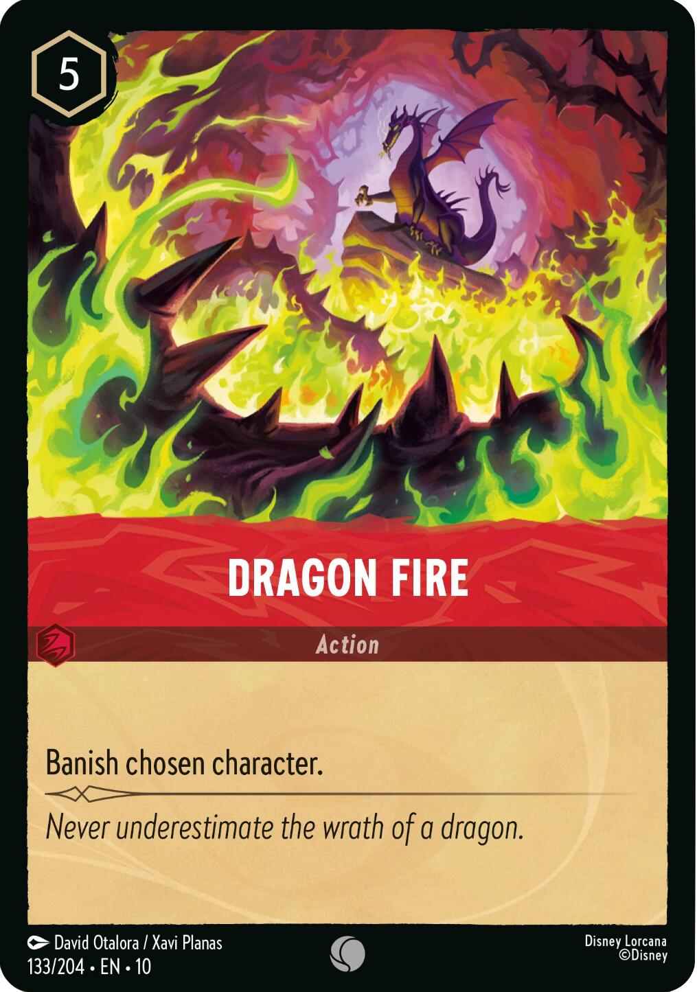 Dragon Fire (133/204) [Whispers in the Well] - Card Brawlers