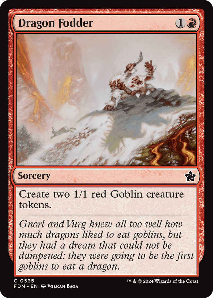 Dragon Fodder [Foundations] - Card Brawlers