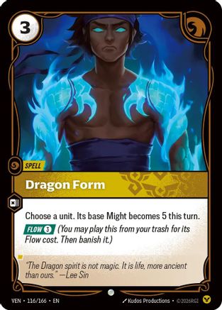 Dragon Form (116/166) - Vendetta Foil - Card Brawlers