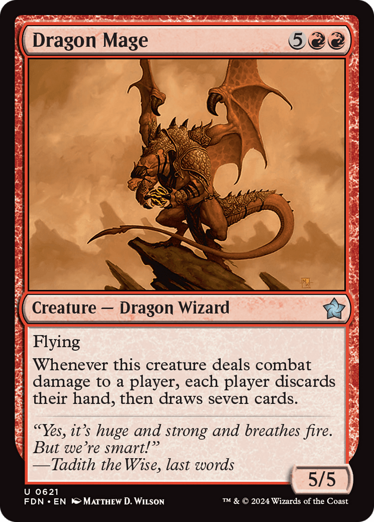 Dragon Mage [Foundations] - Card Brawlers