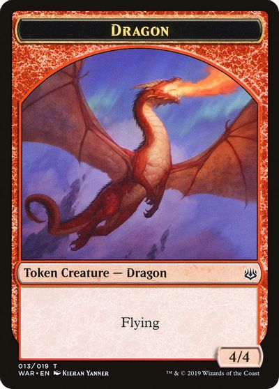 Dragon // Spirit Double - Sided Token [Challenger Decks 2020 Tokens] - Card Brawlers