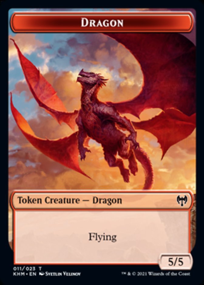 Dragon Token [Kaldheim Tokens] - Card Brawlers