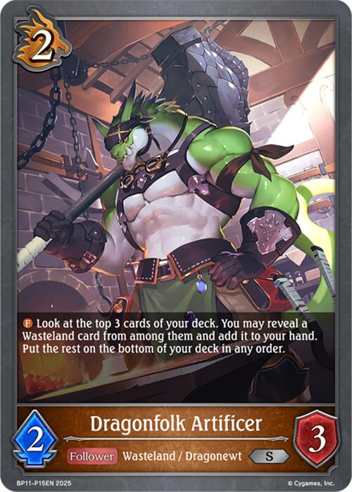 Dragonfolk Artificer - P15 (Foil) (BP11 - P15EN) [Bullet of Fate] - Card Brawlers