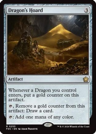 Dragon's Hoard (FDC-253) - Commander: Foundations - Card Brawlers