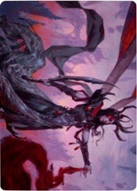 Drana, the Last Bloodchief Art Card [Zendikar Rising Art Series] - Card Brawlers