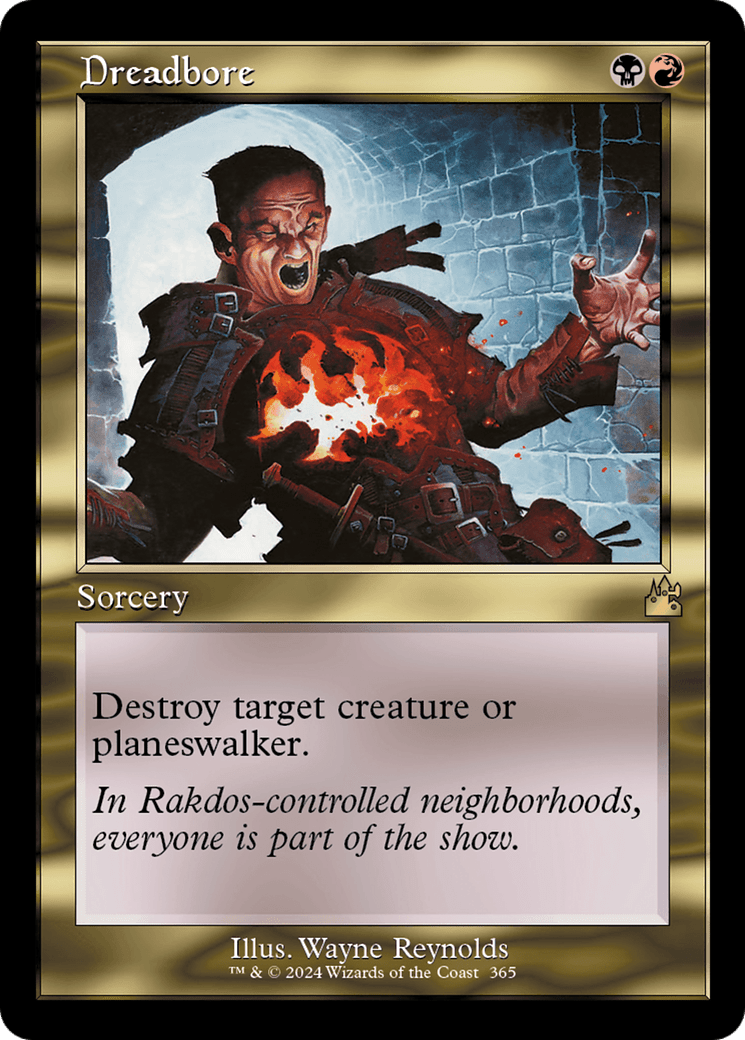 Dreadbore (Retro Frame) [Ravnica Remastered] - Card Brawlers