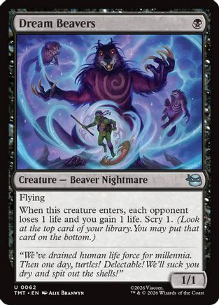 Dream Beavers (TMT-062) - Teenage Mutant Ninja Turtles - Card Brawlers