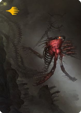 Drivnod, Carnage Dominus Art Card (Gold-Stamped Signature) (ASONE-020) - Art Series: Phyrexia: All Will Be One - Card Brawlers