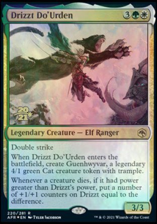 Drizzt Do'Urden [Dungeons & Dragons: Adventures in the Forgotten Realms Prerelease Promos] - Card Brawlers