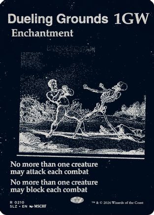 Dueling Grounds (0210) (SLZ-210) - Secret Lair x MSCHF: The Zeta Set - Card Brawlers