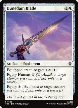 Dunedain Blade (HOC-163) - The Hobbit: Eternal-Legal - Card Brawlers