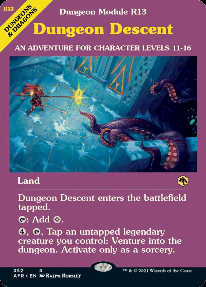 Dungeon Descent (Dungeon Module) [Dungeons & Dragons: Adventures in the Forgotten Realms] - Card Brawlers