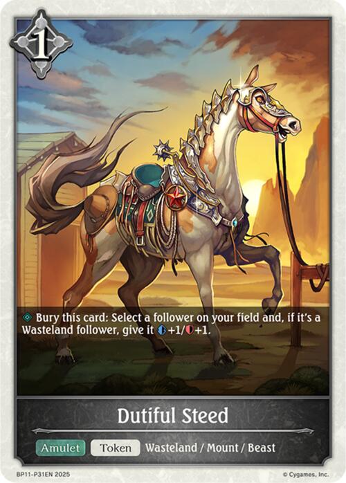 Dutiful Steed - P31 (Foil) (BP11 - P31EN) [Bullet of Fate] - Card Brawlers