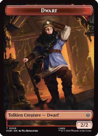 Dwarf // Enduring Story Double-Sided Token (HOB-6 // 14) - The Hobbit - Card Brawlers