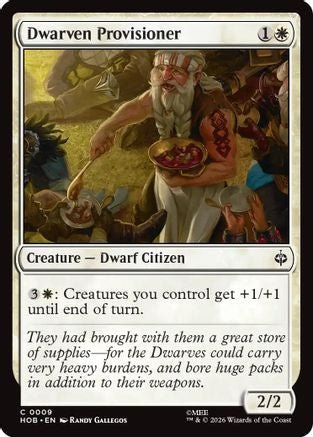 Dwarven Provisioner (HOB-009) - The Hobbit - Card Brawlers