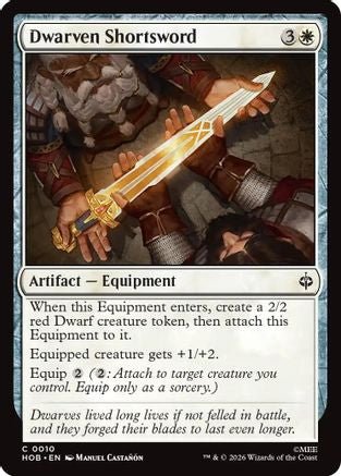 Dwarven Shortsword (HOB-010) - The Hobbit Foil - Card Brawlers