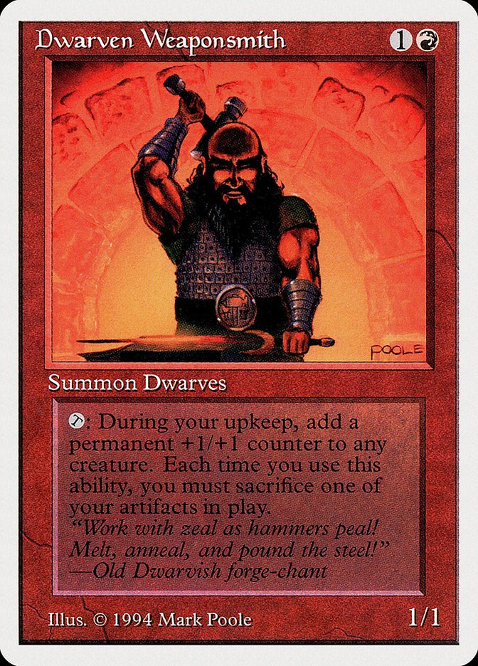 Dwarven Weaponsmith [Summer Magic / Edgar] - Card Brawlers