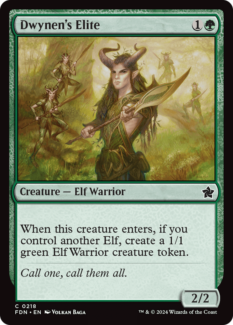 Dwynen's Elite [Foundations] - Card Brawlers