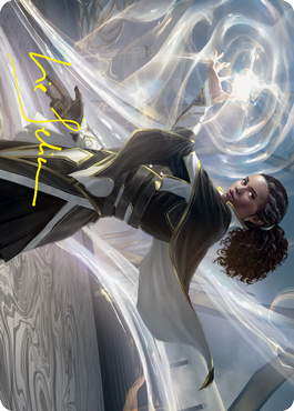 Clever Lumimancer Art Card (Gold-Stamped Signature) [Strixhaven: School of Mages Art Series] - Magic: The Gathering - Card Brawlers | Quebec | Canada |