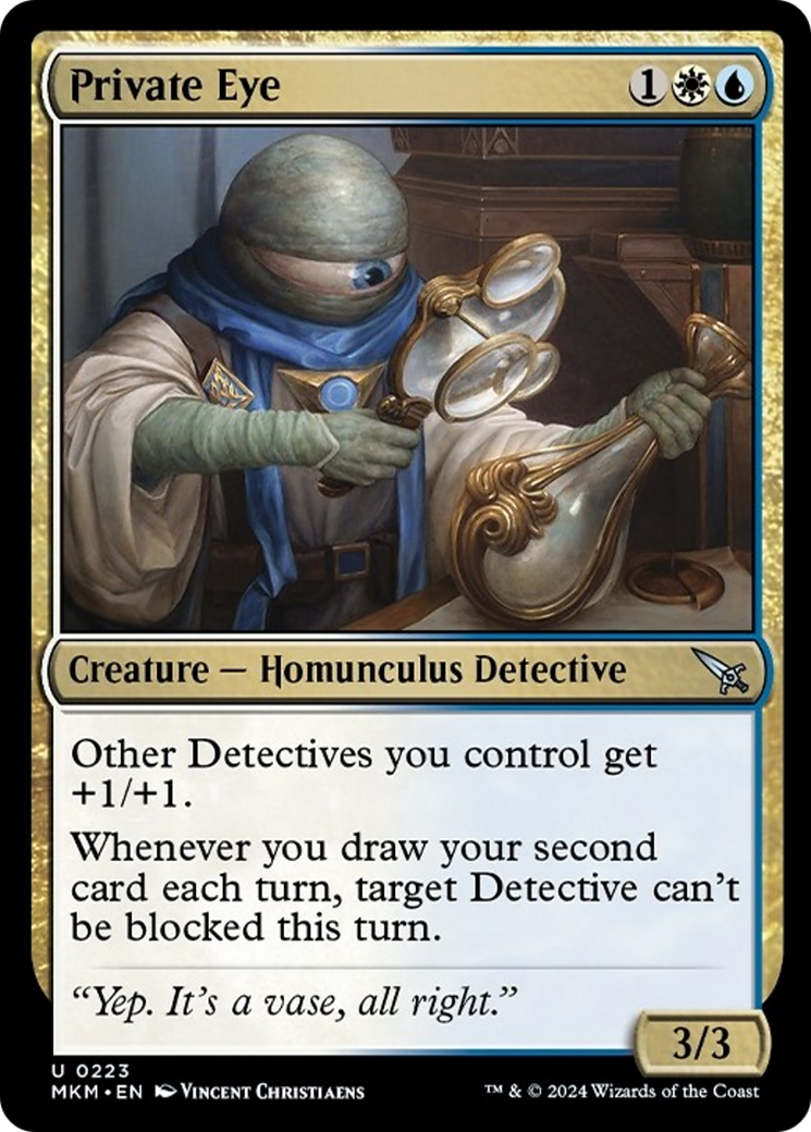 Private Eye [Murders at Karlov Manor] - Magic: The Gathering - Card Brawlers | Quebec | Canada |
