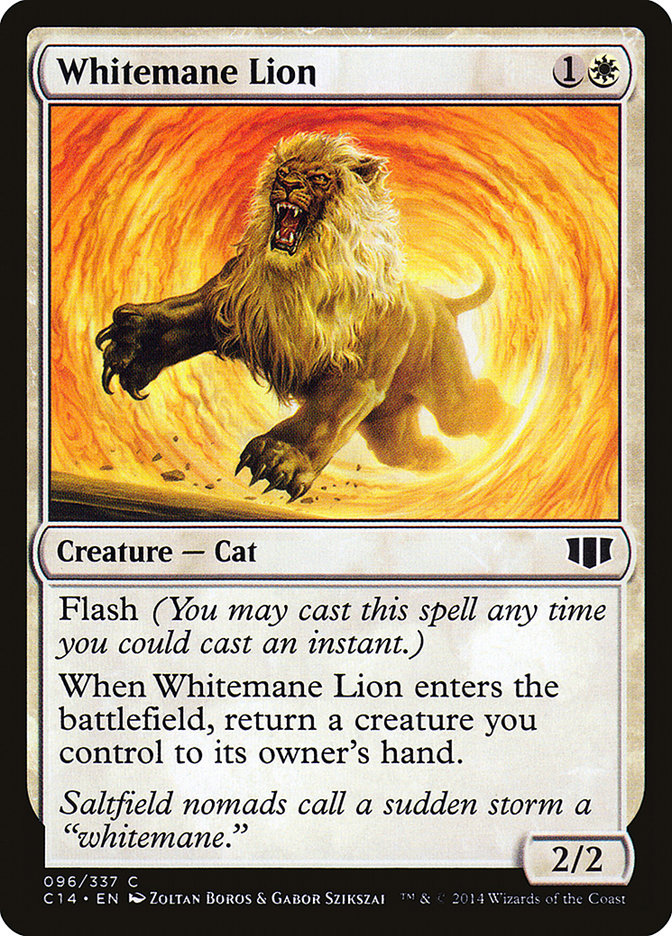 Whitemane Lion [Commander 2014] - Magic: The Gathering - Card Brawlers | Quebec | Canada |