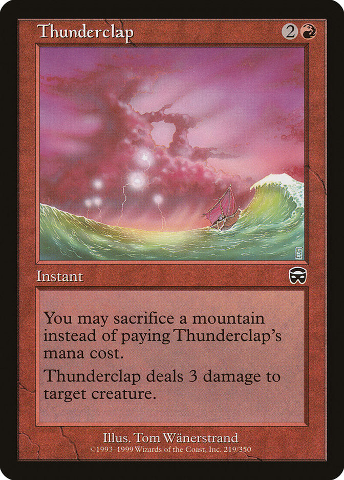 Thunderclap [Mercadian Masques] - Magic: The Gathering - Card Brawlers | Quebec | Canada |