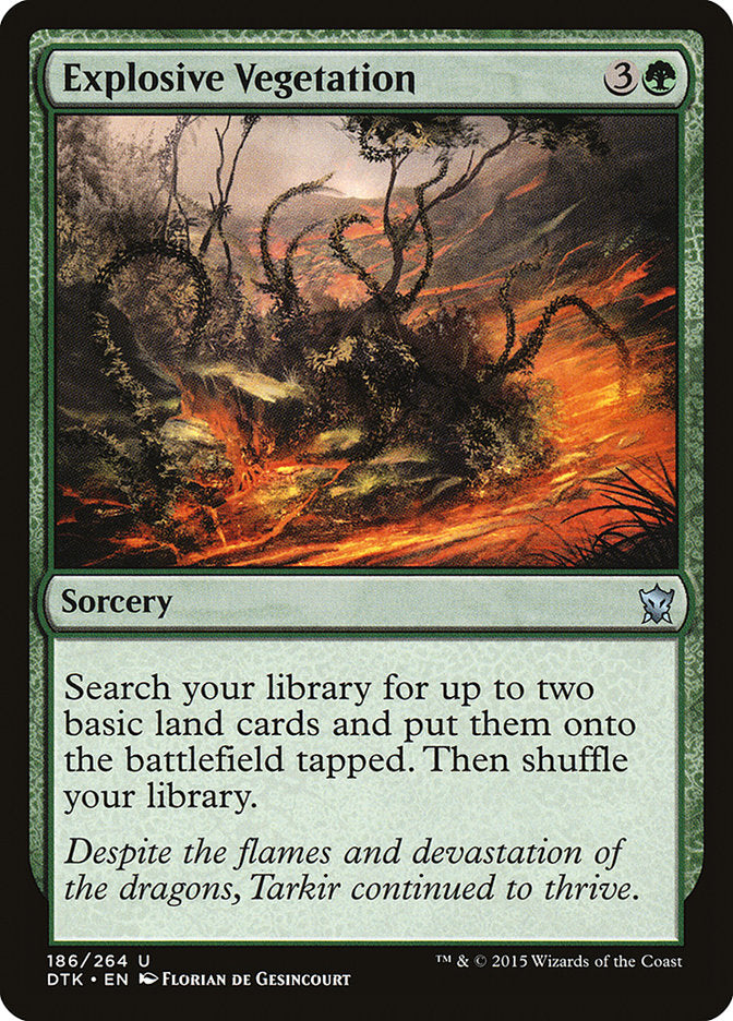 Explosive Vegetation [Dragons of Tarkir] - Magic: The Gathering - Card Brawlers | Quebec | Canada |