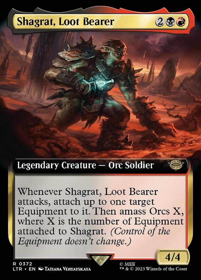 Shagrat, Loot Bearer (Extended Art) [The Lord of the Rings: Tales of Middle-Earth] - Magic: The Gathering - Card Brawlers | Quebec | Canada |
