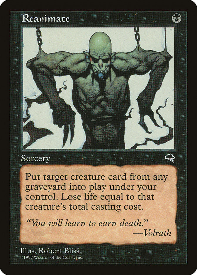 Reanimate [Tempest] - Magic: The Gathering - Card Brawlers | Quebec | Canada |