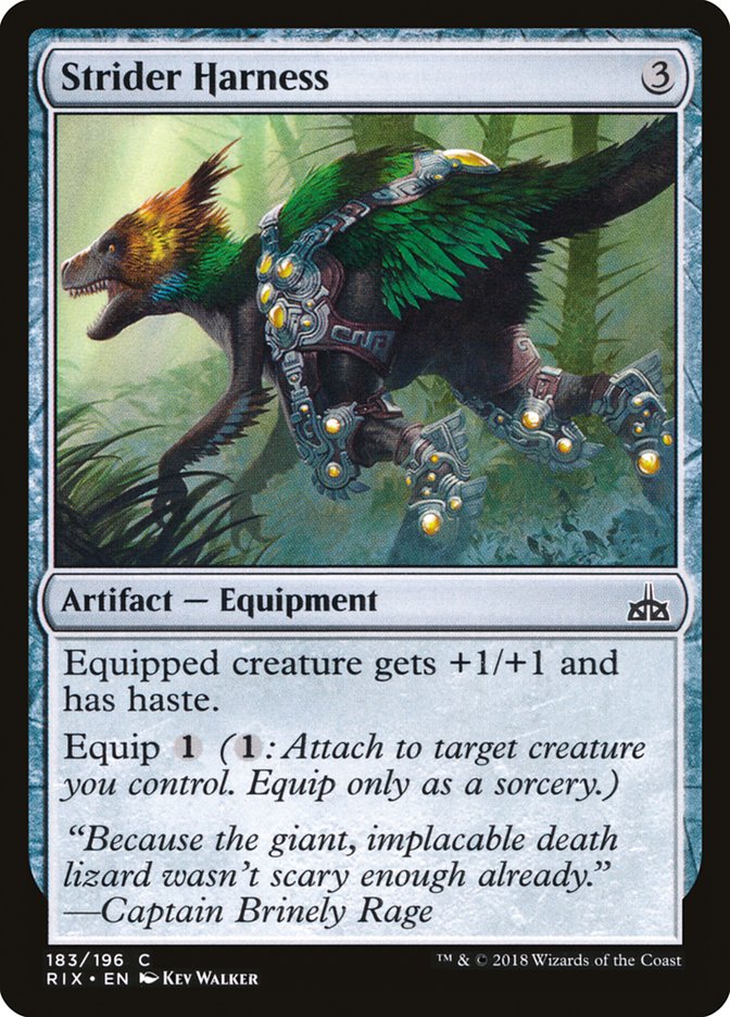Strider Harness [Rivals of Ixalan] - Magic: The Gathering - Card Brawlers | Quebec | Canada |