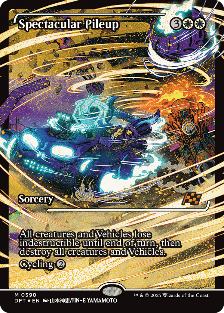 Spectacular Pileup (Showcase) [Aetherdrift] - Magic: The Gathering - Card Brawlers | Quebec | Canada |