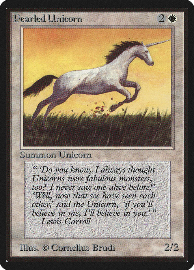 Pearled Unicorn [Beta Edition] - Magic: The Gathering - Card Brawlers | Quebec | Canada |