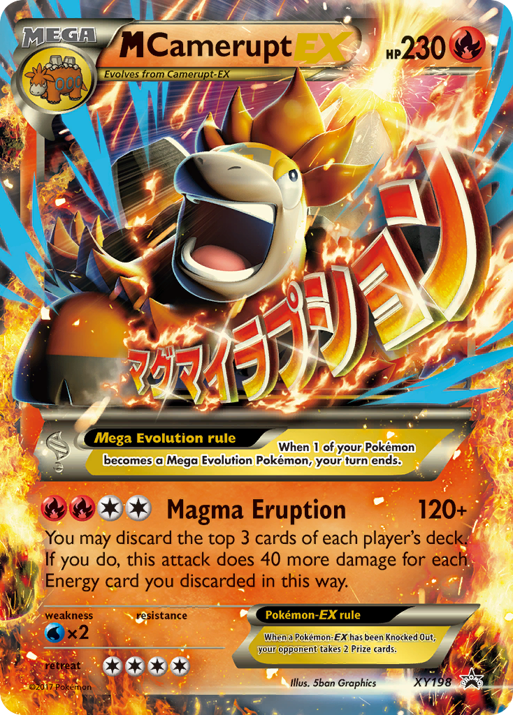 M Camerupt EX (XY198) [XY: Black Star Promos] - Pokémon - Card Brawlers | Quebec | Canada |