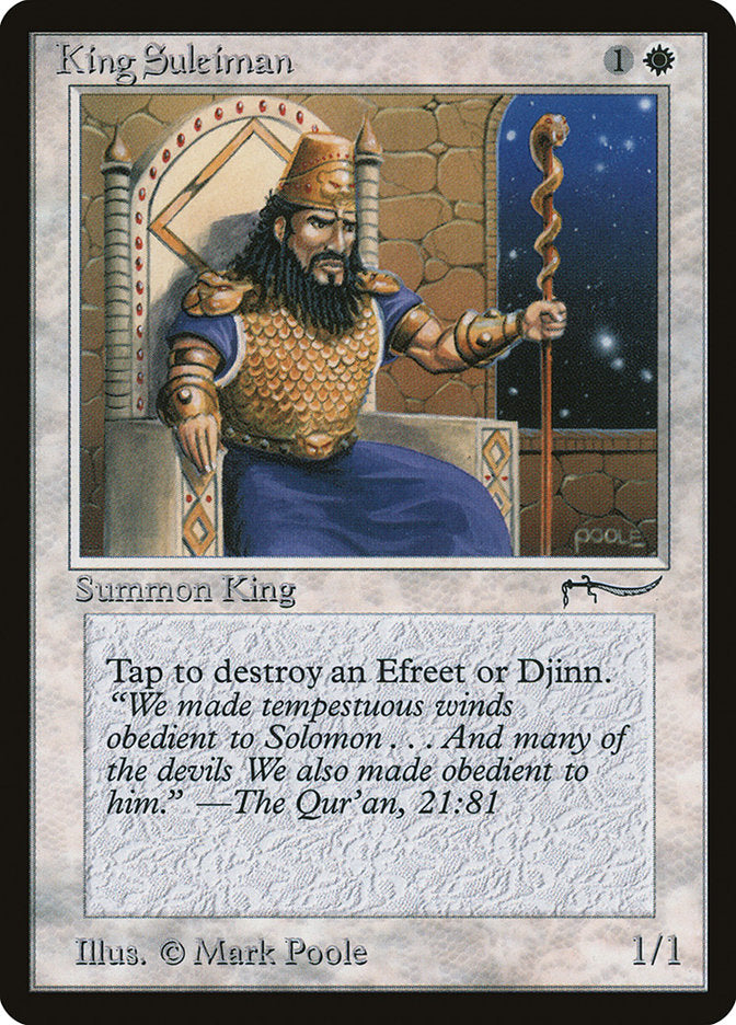 King Suleiman [Arabian Nights] - Magic: The Gathering - Card Brawlers | Quebec | Canada |