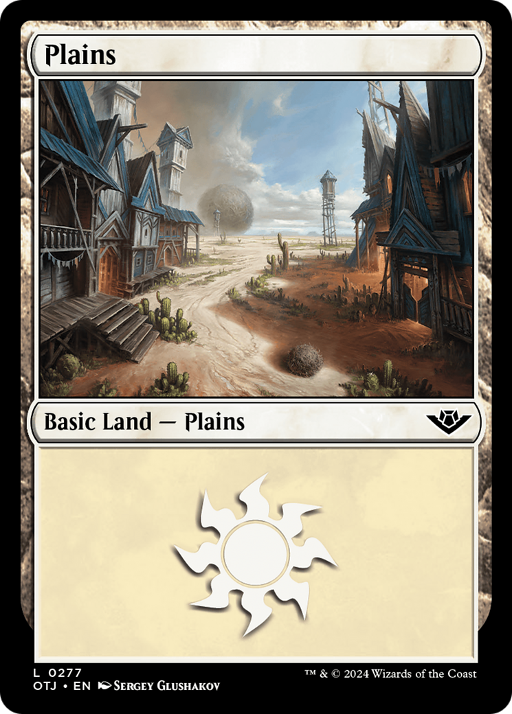 Plains (0277) [Outlaws of Thunder Junction] - Magic: The Gathering - Card Brawlers | Quebec | Canada |