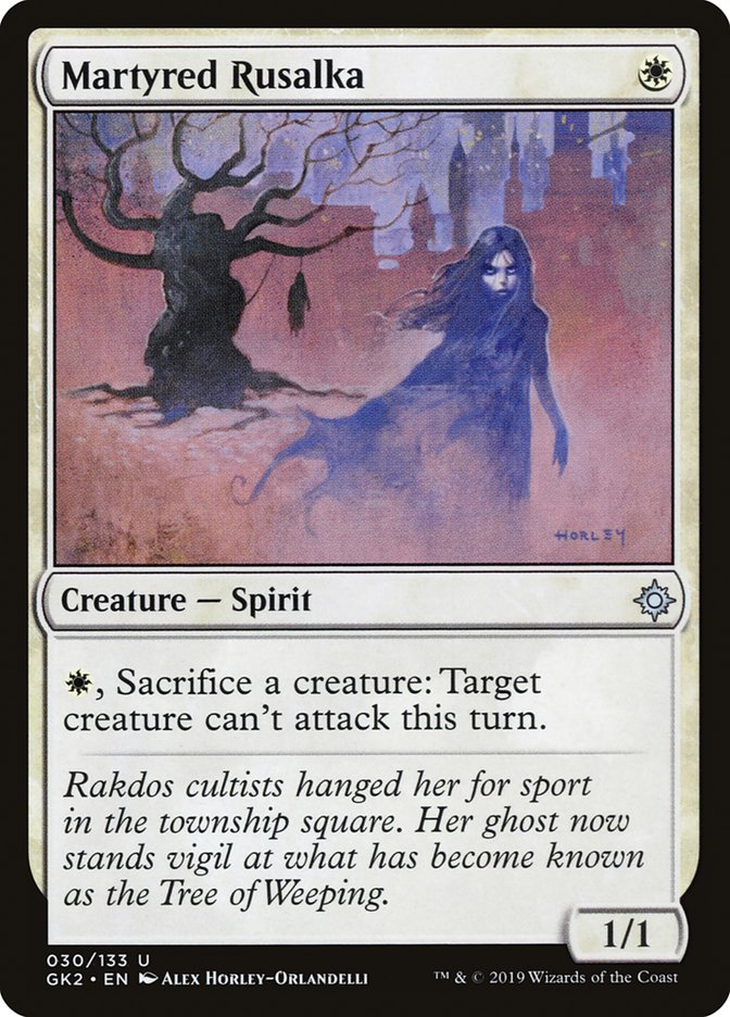 Martyred Rusalka [Ravnica Allegiance Guild Kit] - Magic: The Gathering - Card Brawlers | Quebec | Canada |