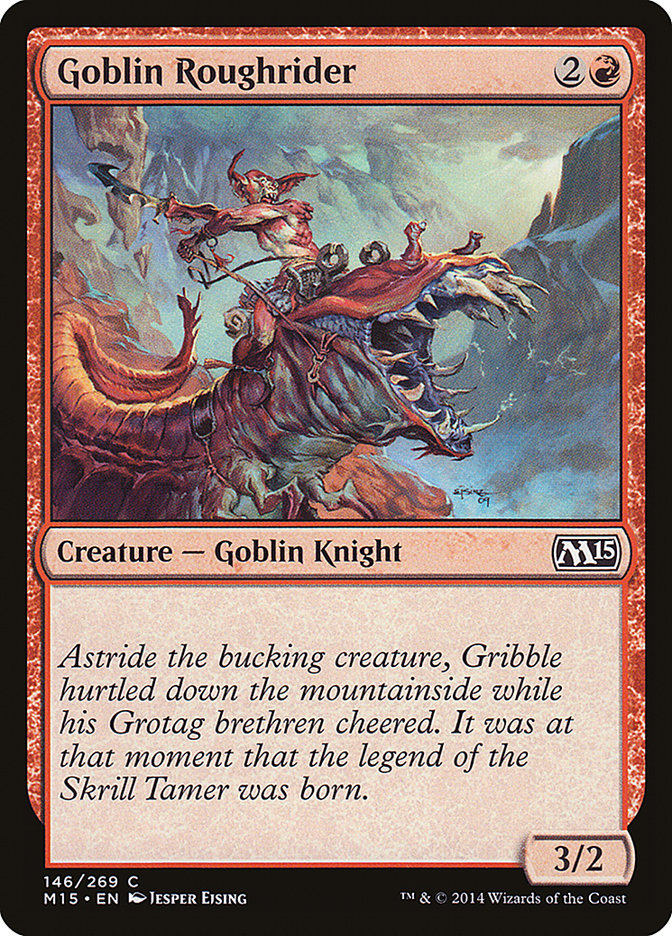 Goblin Roughrider [Magic 2015] - Magic: The Gathering - Card Brawlers | Quebec | Canada |