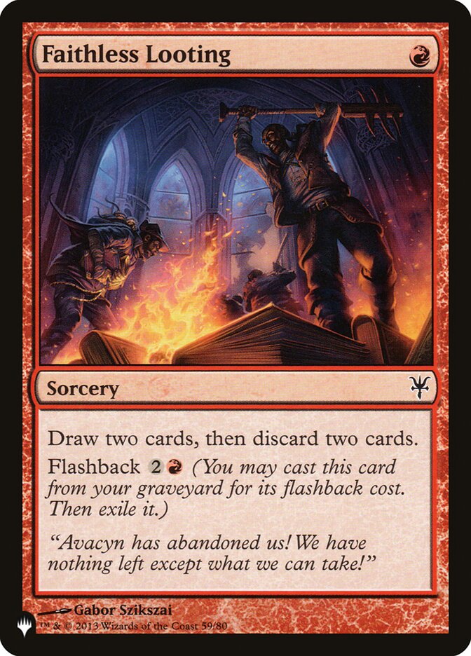 Faithless Looting [The List] - Magic: The Gathering - Card Brawlers | Quebec | Canada |