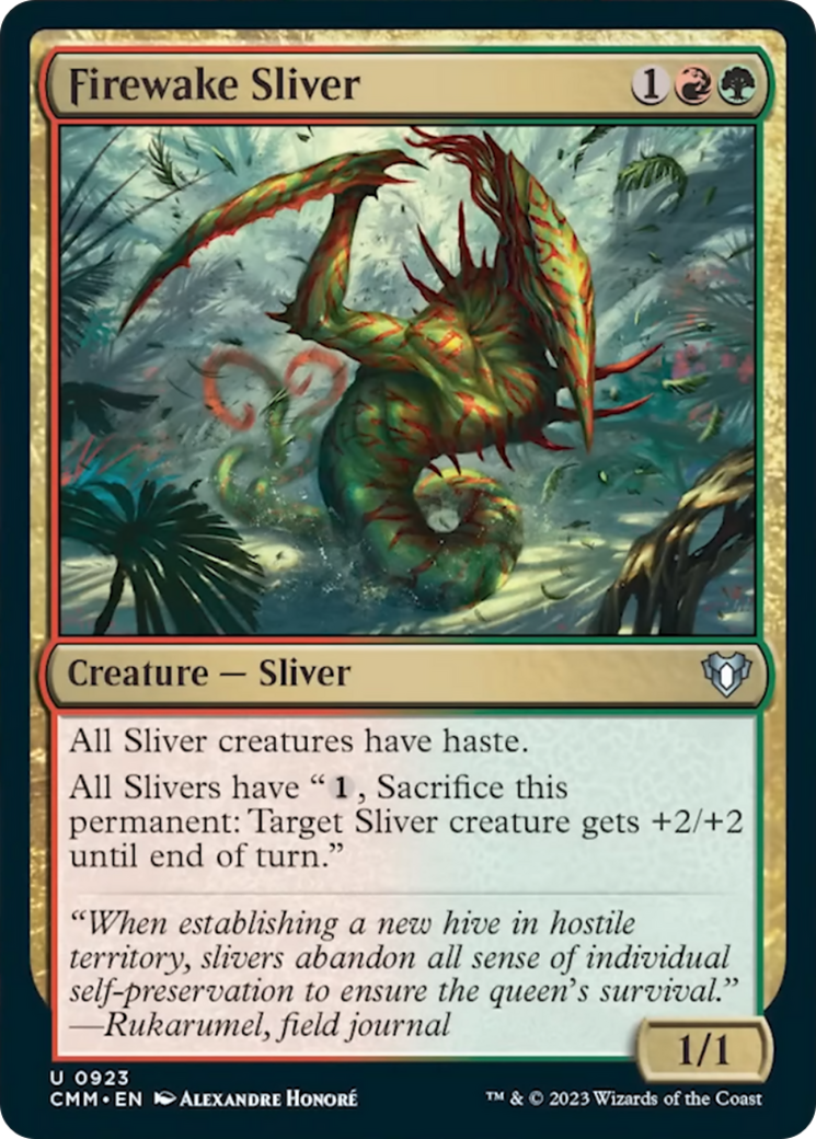 Firewake Sliver [Commander Masters] - Magic: The Gathering - Card Brawlers | Quebec | Canada |