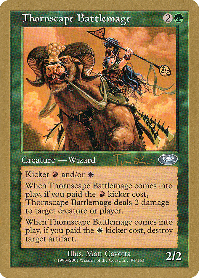 Thornscape Battlemage (Jan Tomcani) [World Championship Decks 2001] - Magic: The Gathering - Card Brawlers | Quebec | Canada |