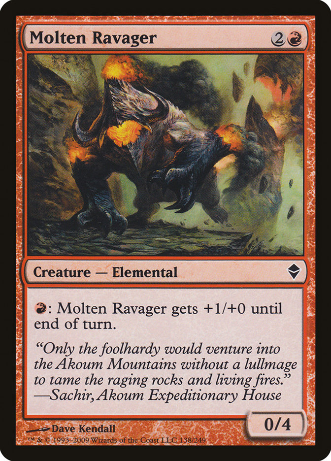 Molten Ravager [Zendikar] - Magic: The Gathering - Card Brawlers | Quebec | Canada |