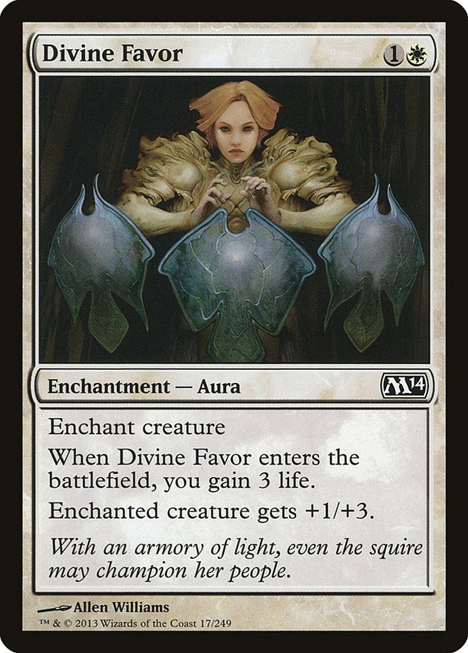 Divine Favor [Magic 2014] - Magic: The Gathering - Card Brawlers | Quebec | Canada |