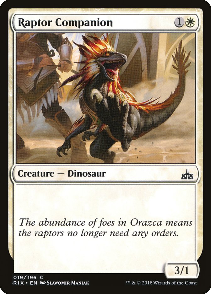 Raptor Companion [Rivals of Ixalan] - Magic: The Gathering - Card Brawlers | Quebec | Canada |
