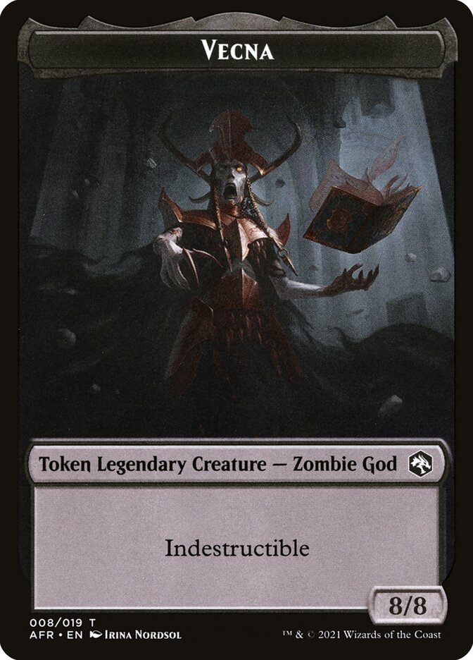 Spider // Vecna Double-Sided Token [Dungeons & Dragons: Adventures in the Forgotten Realms Tokens] - Magic: The Gathering - Card Brawlers | Quebec | Canada |