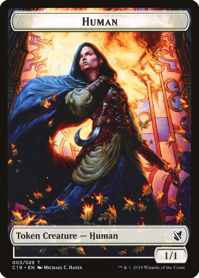 Treasure // Human Double-Sided Token [Commander 2019 Tokens] - Magic: The Gathering - Card Brawlers | Quebec | Canada |