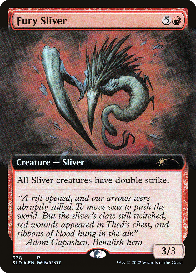 Fury Sliver (Extended Art) [Secret Lair Drop Promos] - Magic: The Gathering - Card Brawlers | Quebec | Canada |