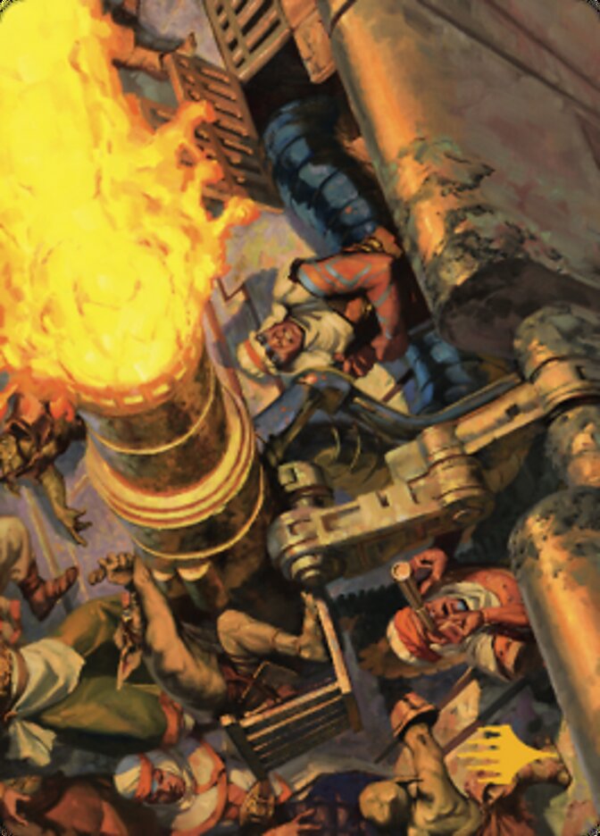 Mana Cannons Art Card (Gold-Stamped Signature) [Dominaria United Art Series] - Magic: The Gathering - Card Brawlers | Quebec | Canada |