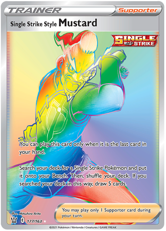 Single Strike Style Mustard (177/163) [Sword & Shield: Battle Styles] - Pokémon - Card Brawlers | Quebec | Canada |