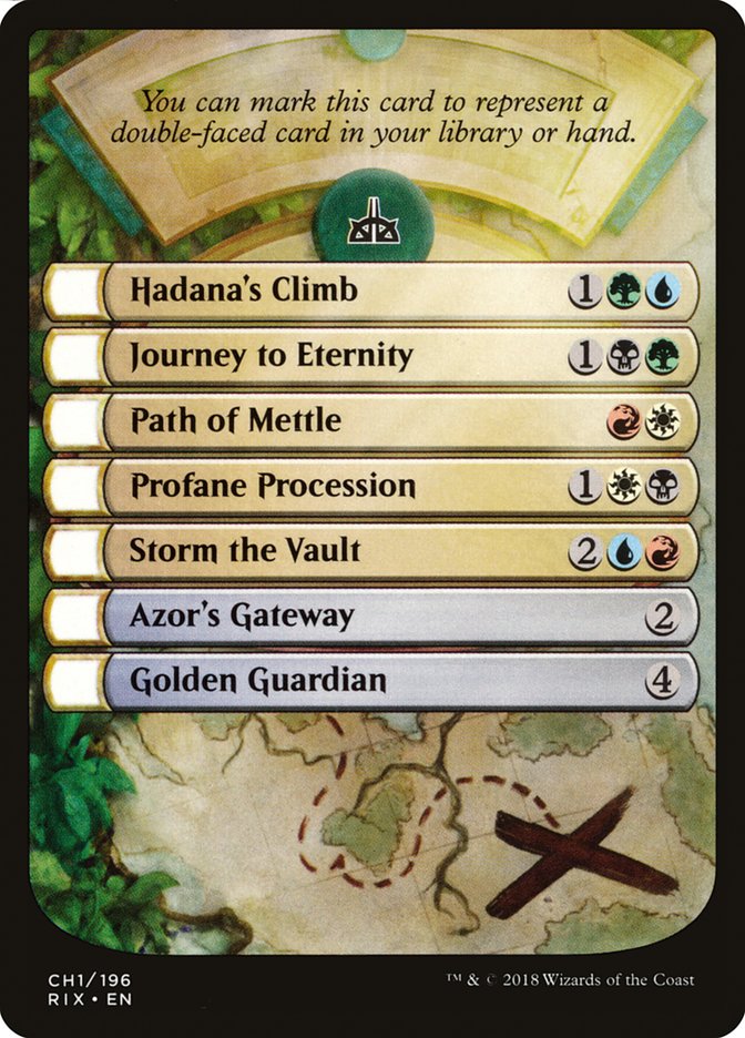 Rivals of Ixalan Checklist [Rivals of Ixalan Tokens] - Magic: The Gathering - Card Brawlers | Quebec | Canada |