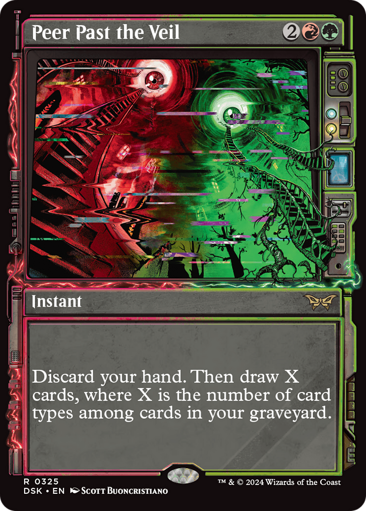 Peer Past the Veil (Showcase) [Duskmourn: House of Horror] - Magic: The Gathering - Card Brawlers | Quebec | Canada |